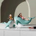 Style Whale Girl Statue Resin Figurines for Interior Home