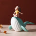 Style Whale Girl Statue Resin Figurines for Interior Home