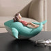 Style Whale Girl Statue Resin Figurines for Interior Home