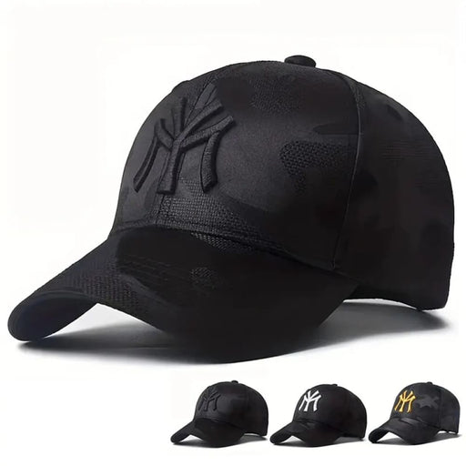 Stylish Camo Baseball Hat With Embroidered Letters