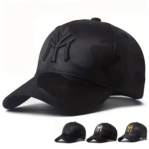 Stylish Camo Baseball Hat with Embroidered Letters