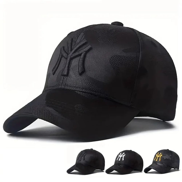 Stylish Camo Baseball Hat with Embroidered Letters