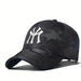 Stylish Camo Baseball Hat with Embroidered Letters