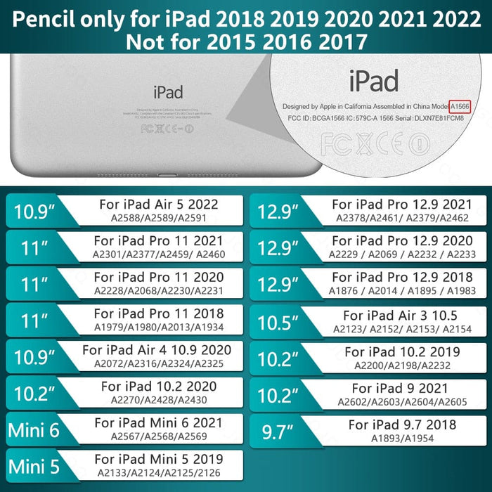 Stylus Pencil with Palm Rejection for Ipad Pro 10.2 7th Gen