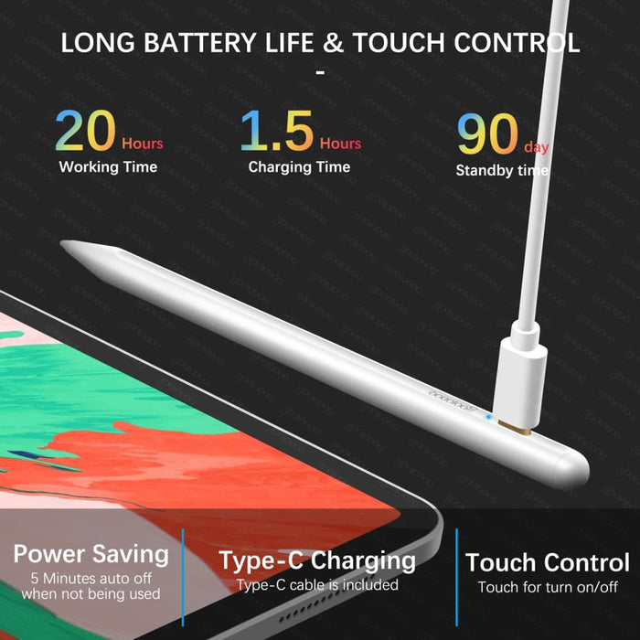 Stylus Pencil with Palm Rejection for Ipad Pro 10.2 7th Gen