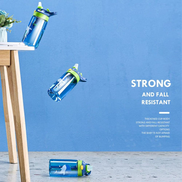 Summer School Anti Fall Straw Cup For Kids