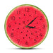 Summer Time Watermelon Modern Wall Clock with Numbers