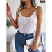 Summer v Neck Knit Top for Women