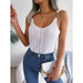 Summer v Neck Knit Top for Women