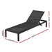 Sun Lounge Outdoor Lounger Aluminium Folding Beach Chair