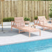 Sun Lounger 199.5x62x55 Cm Solid Wood Douglas Ntxpao