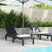 Sun Lounger Black 159x57x83.5 Cm Polypropylene Abbnobb