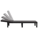 Sun Lounger Black 159x57x83.5 Cm Polypropylene Abbnobb