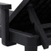 Sun Lounger Black 159x68x83.5 Cm Polypropylene Abbnobx