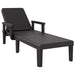 Sun Lounger Black 159x68x83.5 Cm Polypropylene Abbnobx