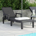 Sun Lounger Black 159x68x83.5 Cm Polypropylene Abbnobx