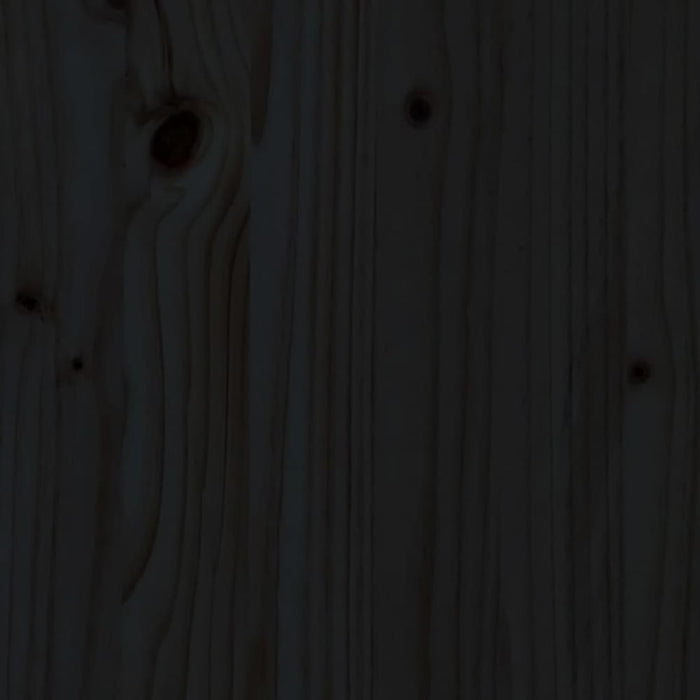 Sun Loungers 2 Pcs Black 199.5x60x74 Cm Solid Wood Pine