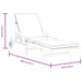 Sun Loungers 2 Pcs with Cushions 200x68x83 Cm Solid Wood