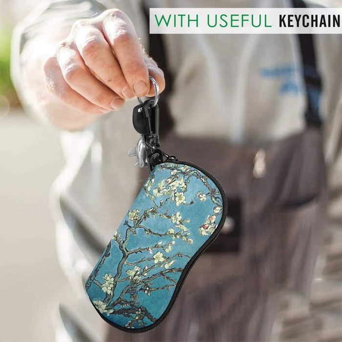 Sunglasses Soft Case Ultra Light Neoprene Zipper Eyeglass