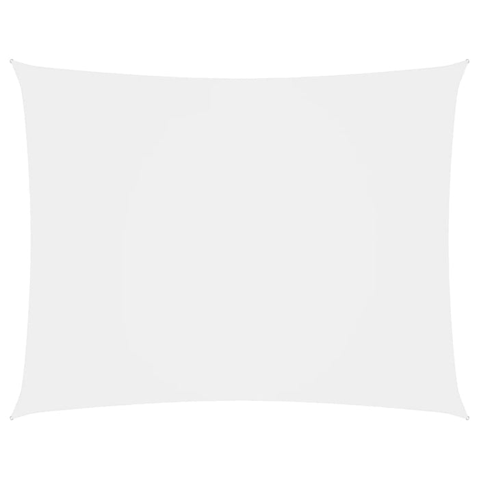 Sunshade Sail Oxford Fabric Rectangular 3x4.5 m White Otpxll