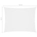 Sunshade Sail Oxford Fabric Rectangular 3x4.5 m White Otpxll