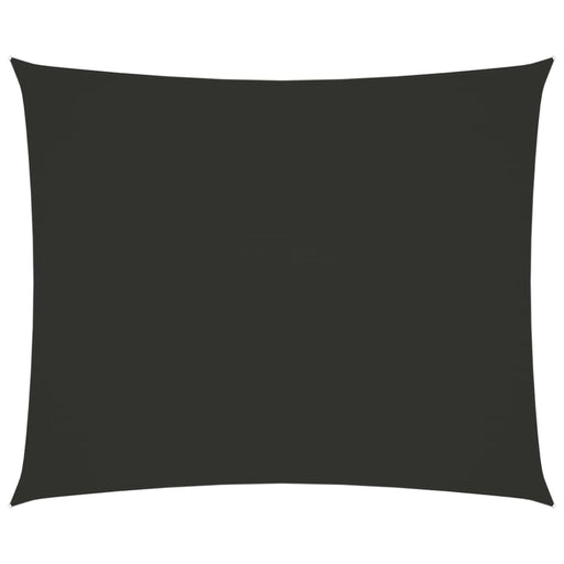 Sunshade Sail Oxford Fabric Rectangular 3x4 m Anthracite