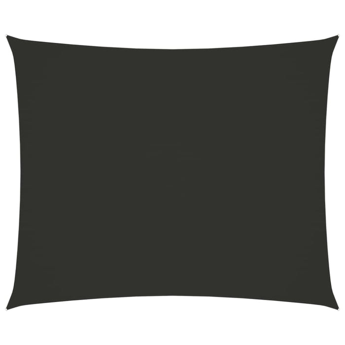 Sunshade Sail Oxford Fabric Rectangular 3x4 m Anthracite