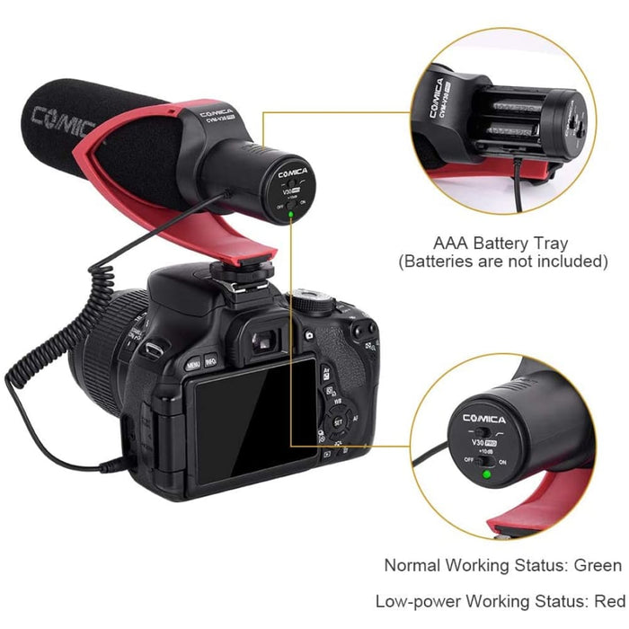 V30 Pro Super - cardioid Shotgun Microphone For Dslr Camera