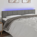 Super King Size Led Headboard Dark Grey 200x5x78/88 Cm