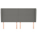 Super King Size Headboard With Ears Dark Grey