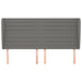 Super King Size Headboard With Ears Dark Grey
