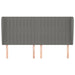 Super King Size Headboard With Ears Dark Grey