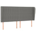 Super King Size Headboard With Ears Dark Grey