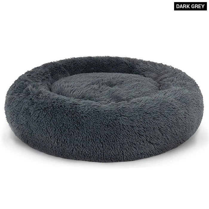 Super Soft Kennel Round Fluffy Warm Sleeping Cushion Mat