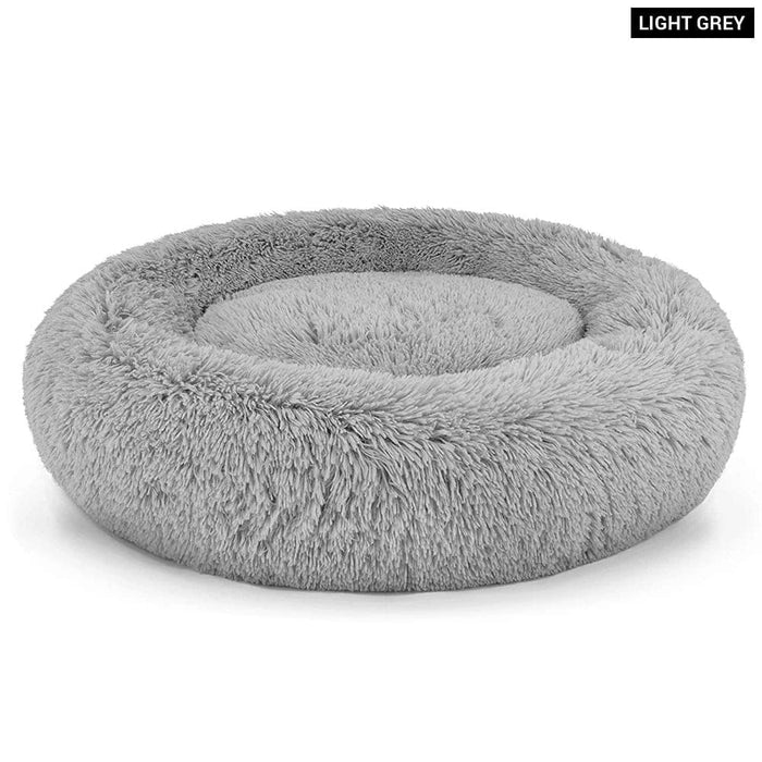 Super Soft Kennel Round Fluffy Warm Sleeping Cushion Mat