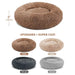 Super Soft Kennel Round Fluffy Warm Sleeping Cushion Mat