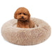 Super Soft Kennel Round Fluffy Warm Sleeping Cushion Mat