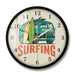 Surfing Time Vintage Car Kombi Camper Van Wall Clock Summer