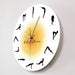 Surya Namaskar Sequence Yoga Pose Silhouette Wall Clock Non