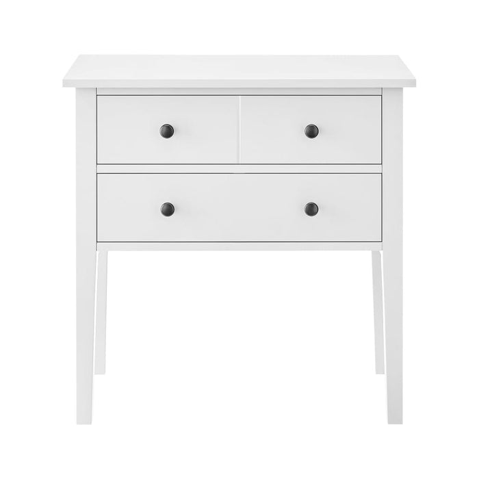 Sven Bedside Table Night Stand - White