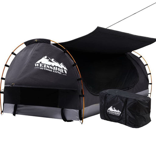 Swag King Single Camping Swags Canvas Free Standing Tent