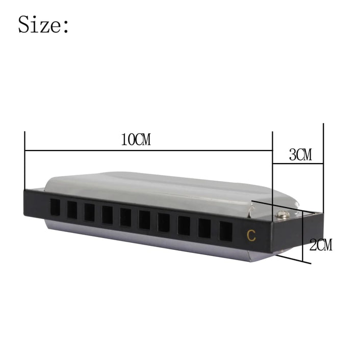 Swan Harmonicas 10 Holes 20 Tone Key of c Blues Jazz Rock