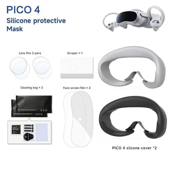 Sweatproof Sealing Light Leakage Interface Cover For Pico 4