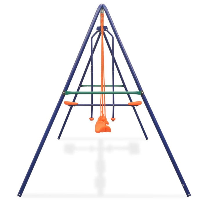 Swing Set with 4 Seats Orange Kotpn