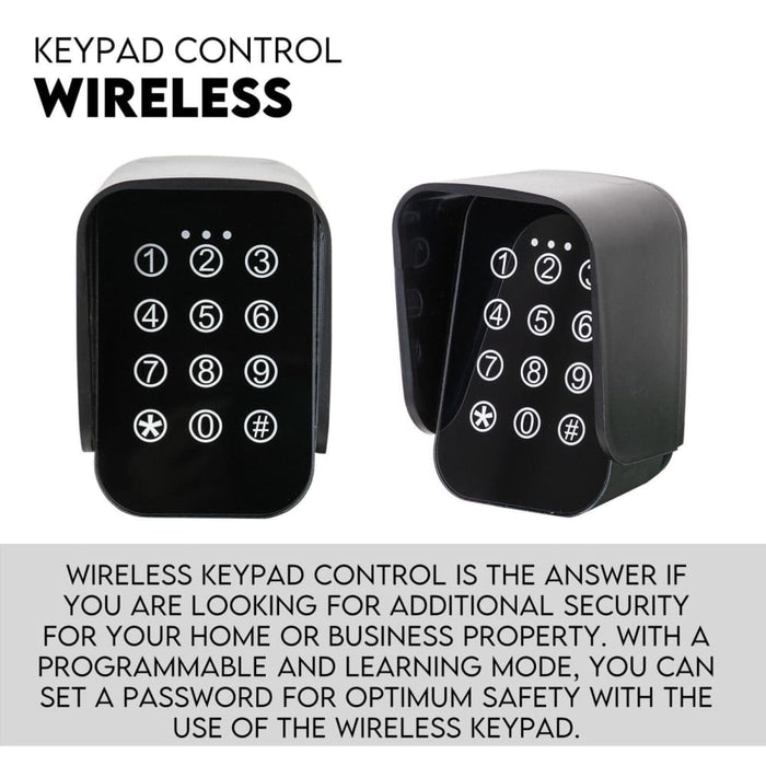 Swing Gate Opener Automatic Full Solar Power Kit Remote