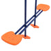 Swing Set with Gymnastic Rings and 4 Seats Steel Kxtop