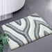Swirl 3d Design Tufted Soft Pile Bathmat 50x80