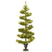 Swirl Christmas Tree with Pot and Leds Green 120 Cm Pvc