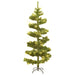 Swirl Christmas Tree with Stand and Leds Green 150 Cm Pvc