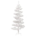 Swirl Christmas Tree with Stand and Leds White 150 Cm Pvc